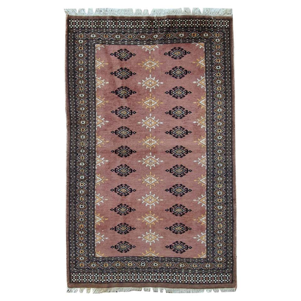 Handmade Vintage Pakistani Lahore Rug, 1950s, 1C391 For Sale at 1stDibs ...