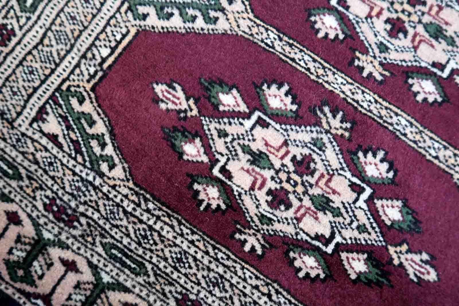 Handgefertigter uzbekischer Bukhara-Teppich, 1970er Jahre, 1C848 (Usbekisch) im Angebot