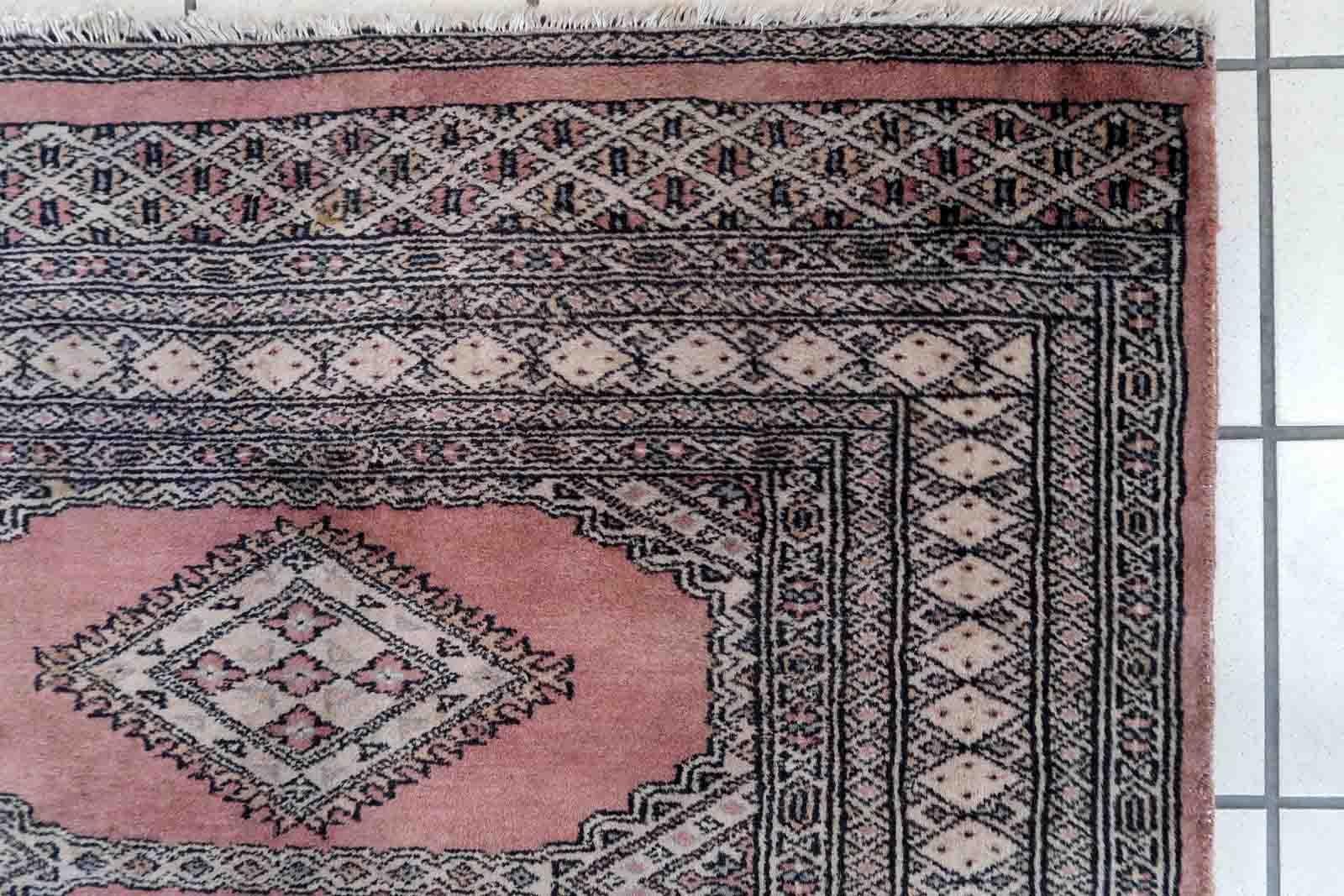 Handgefertigter usbekischer Buchara-Teppich, 1970er Jahre, 1C946 im Angebot 2