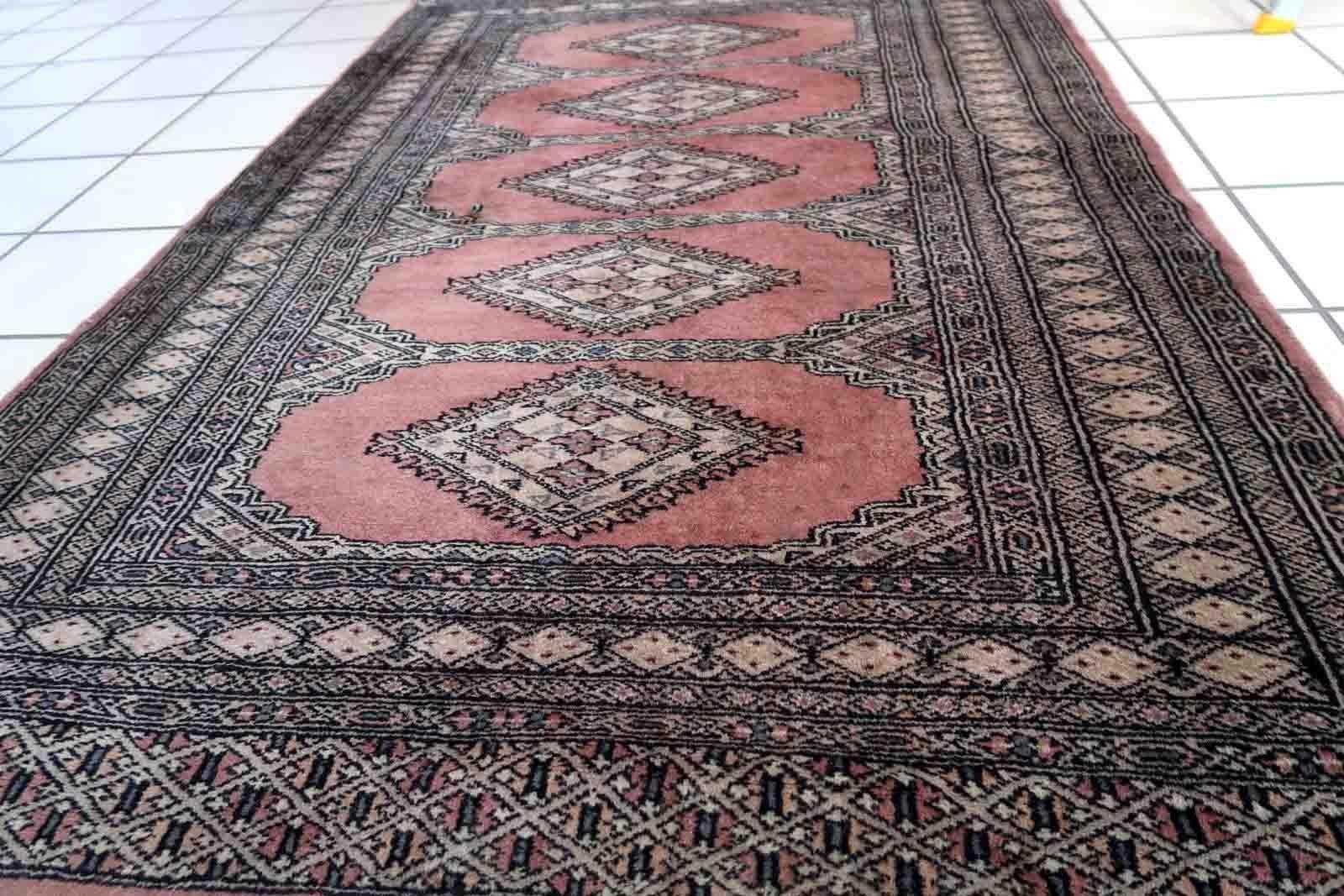 Handgefertigter usbekischer Buchara-Teppich, 1970er Jahre, 1C946 (Usbekisch) im Angebot