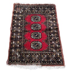 Handgefertigter usbekischer Buchara-Teppich 2,1' x 3', 1960er Jahre - 1S25