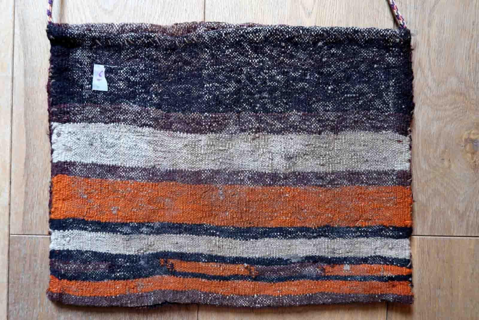 Borsa del sale uzbeka vintage fatta a mano, anni '60, 1C952 In condizioni buone in vendita a Bordeaux, FR
