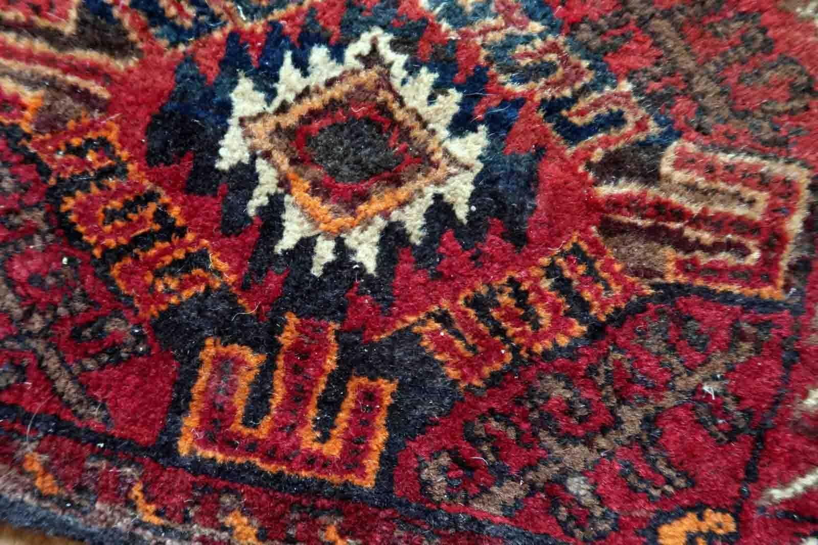 Wool Handmade Vintage Uzbek Salt Bag, 1960s, 1C952 For Sale
