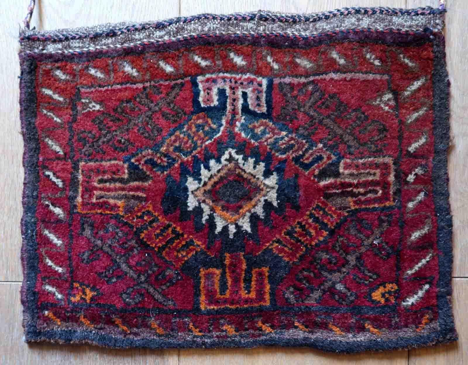Handmade Vintage Uzbek Salt Bag, 1960s, 1C952 For Sale 2