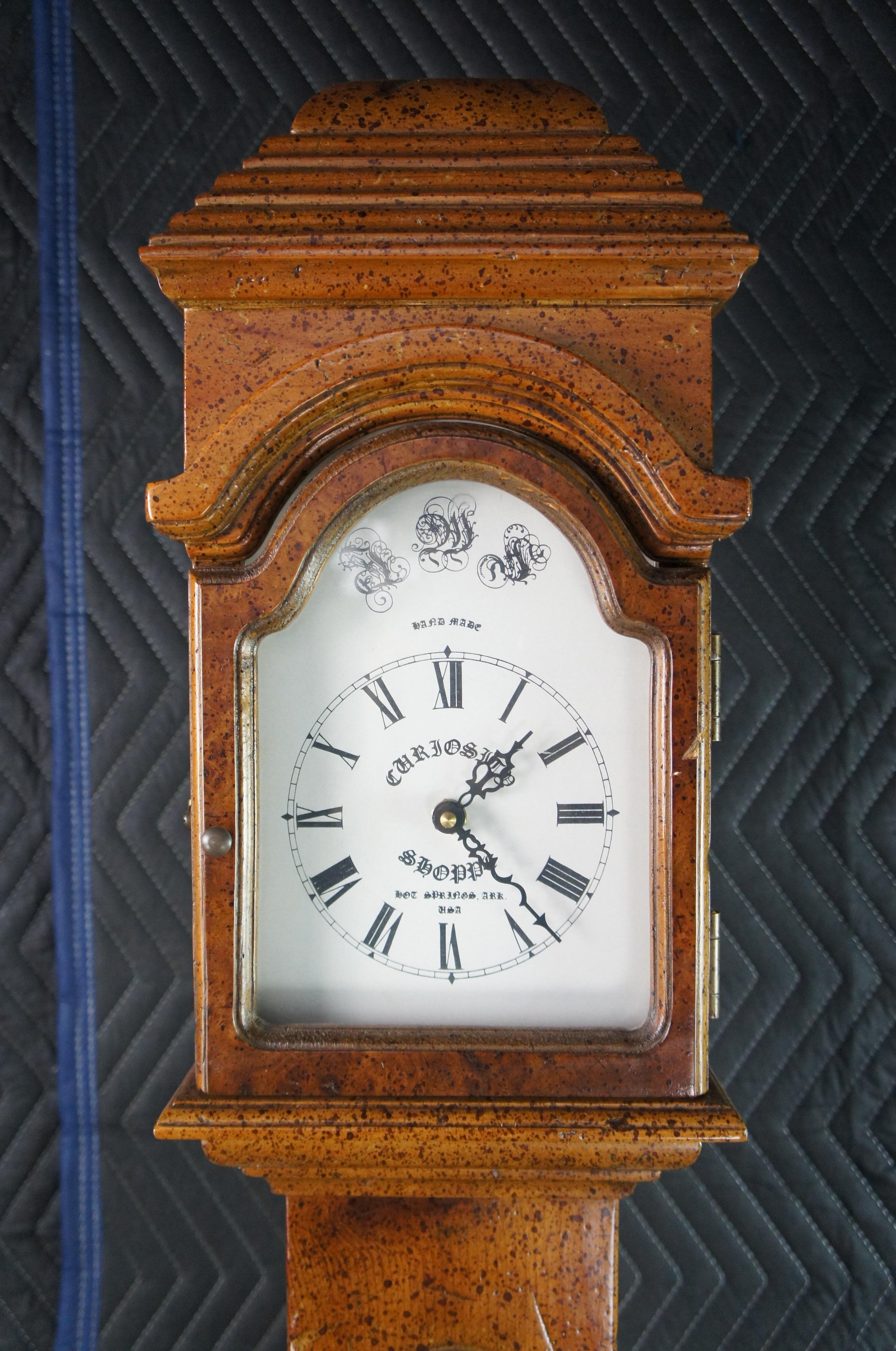 handmade grandfather clock
