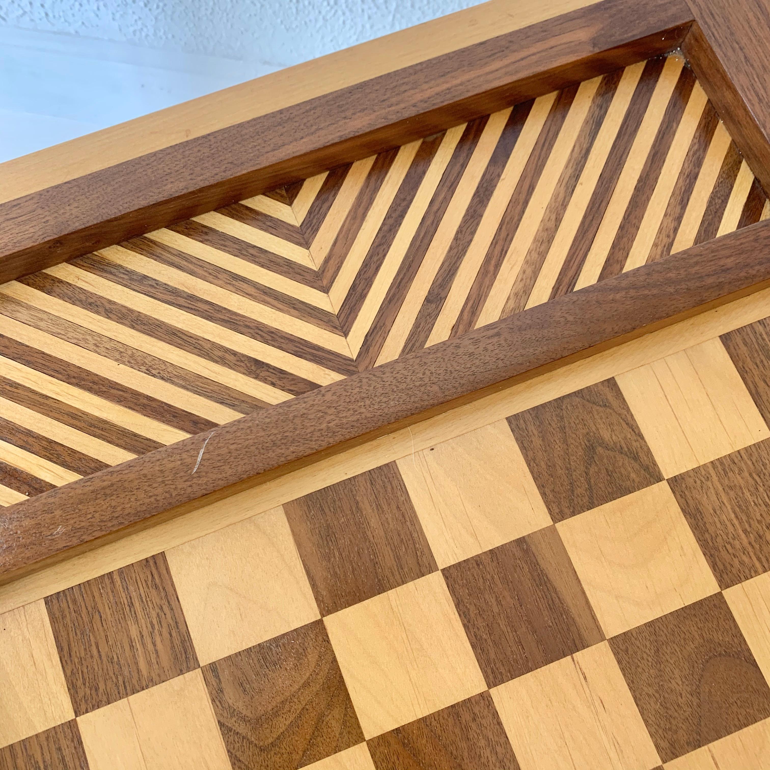 handmade chess table