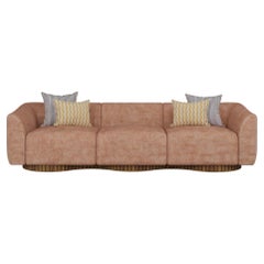 Handgefertigtes Wave-Sofa mit organisch geschwungenem Design von Nolita Harbour