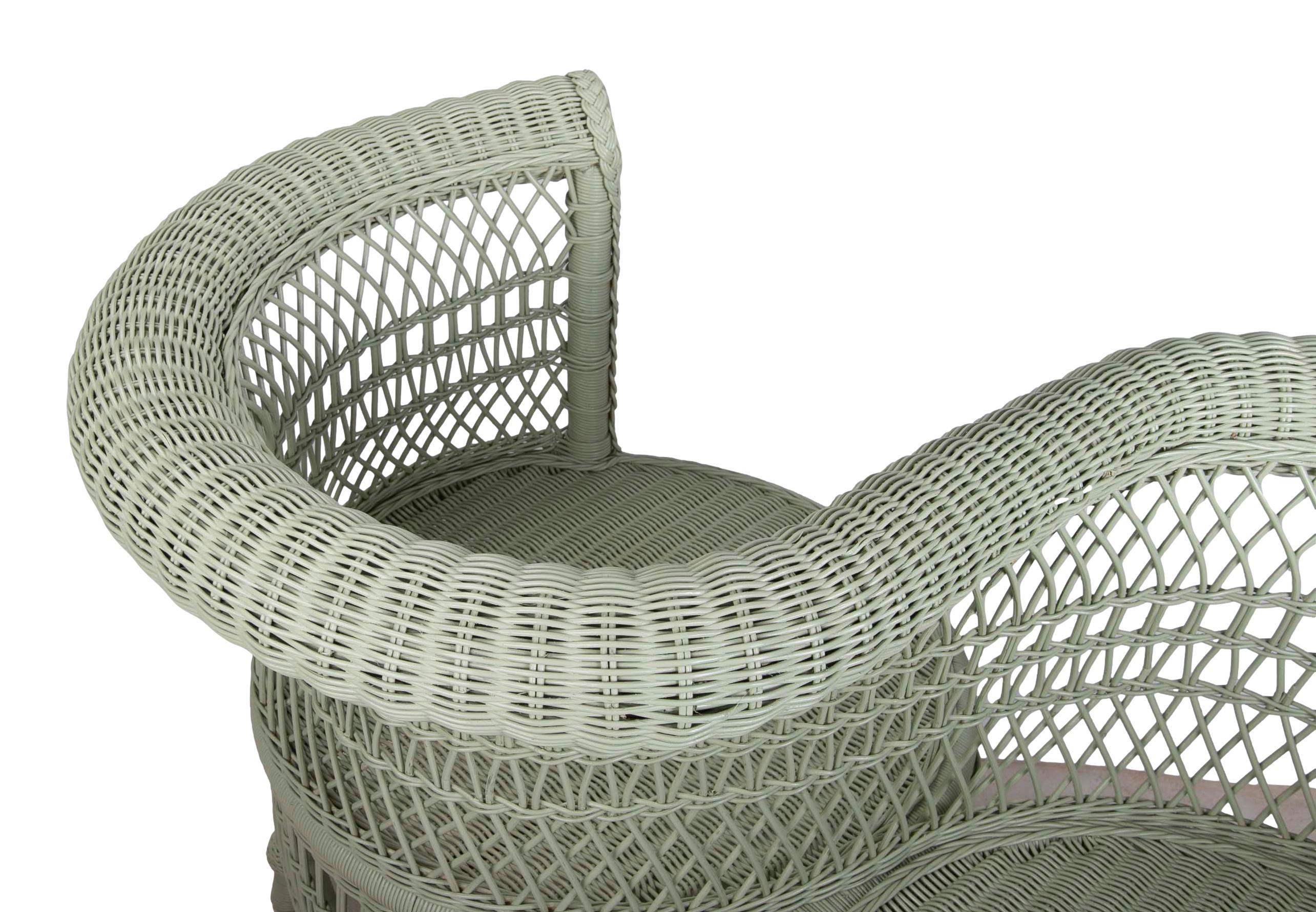 Sillón de mimbre 