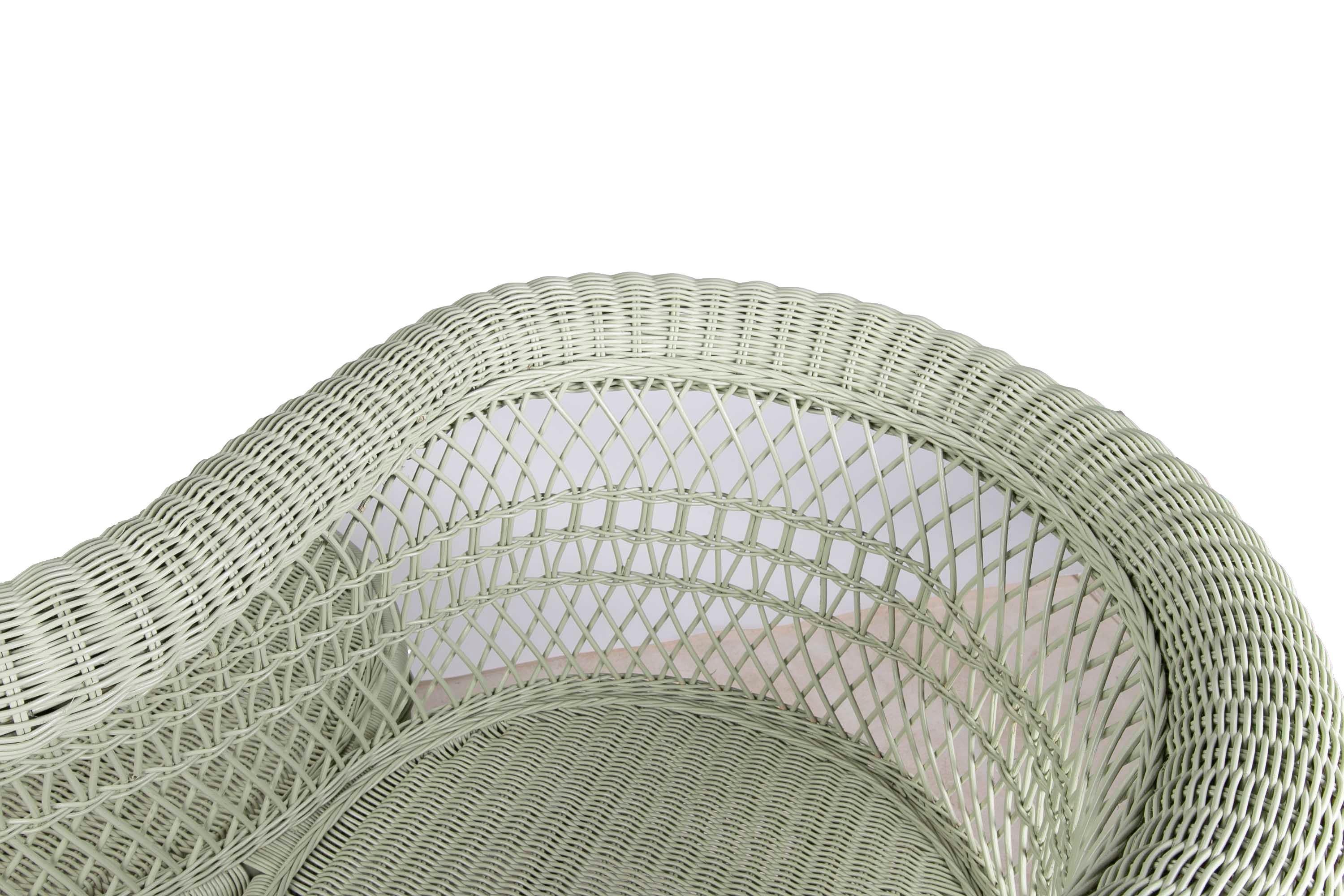 Sillón de mimbre 