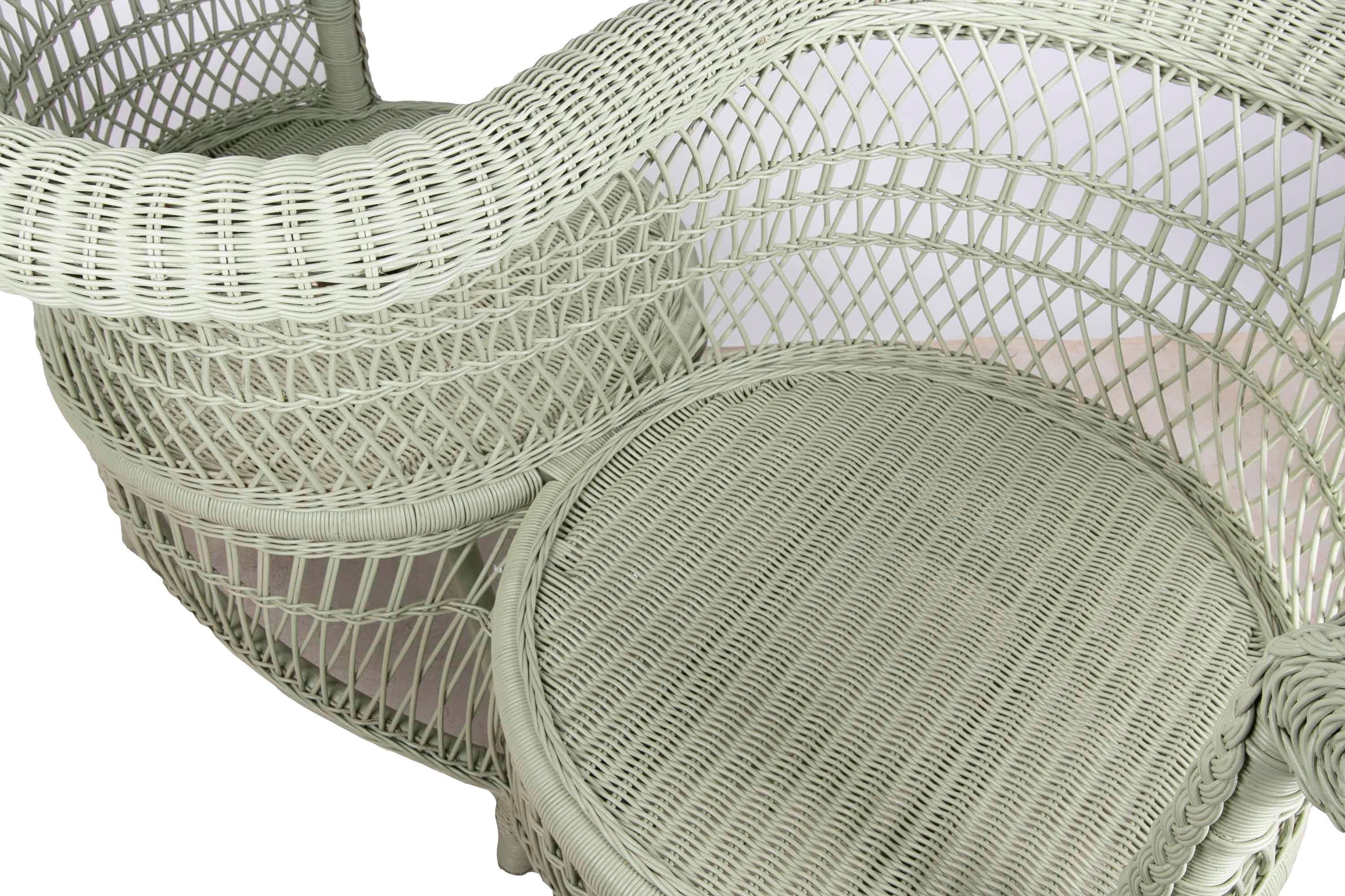 Sillón de mimbre 