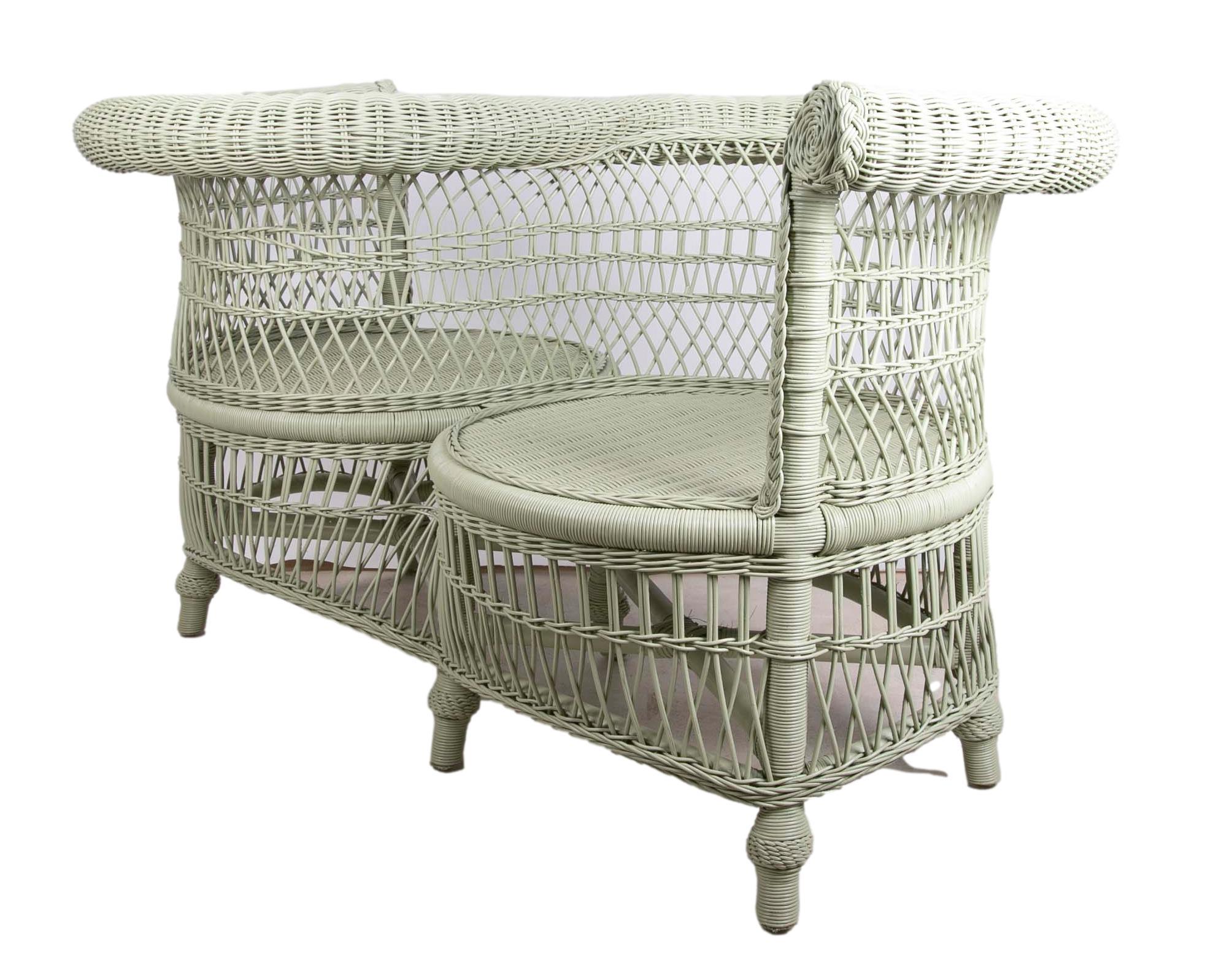 Sillón de mimbre 