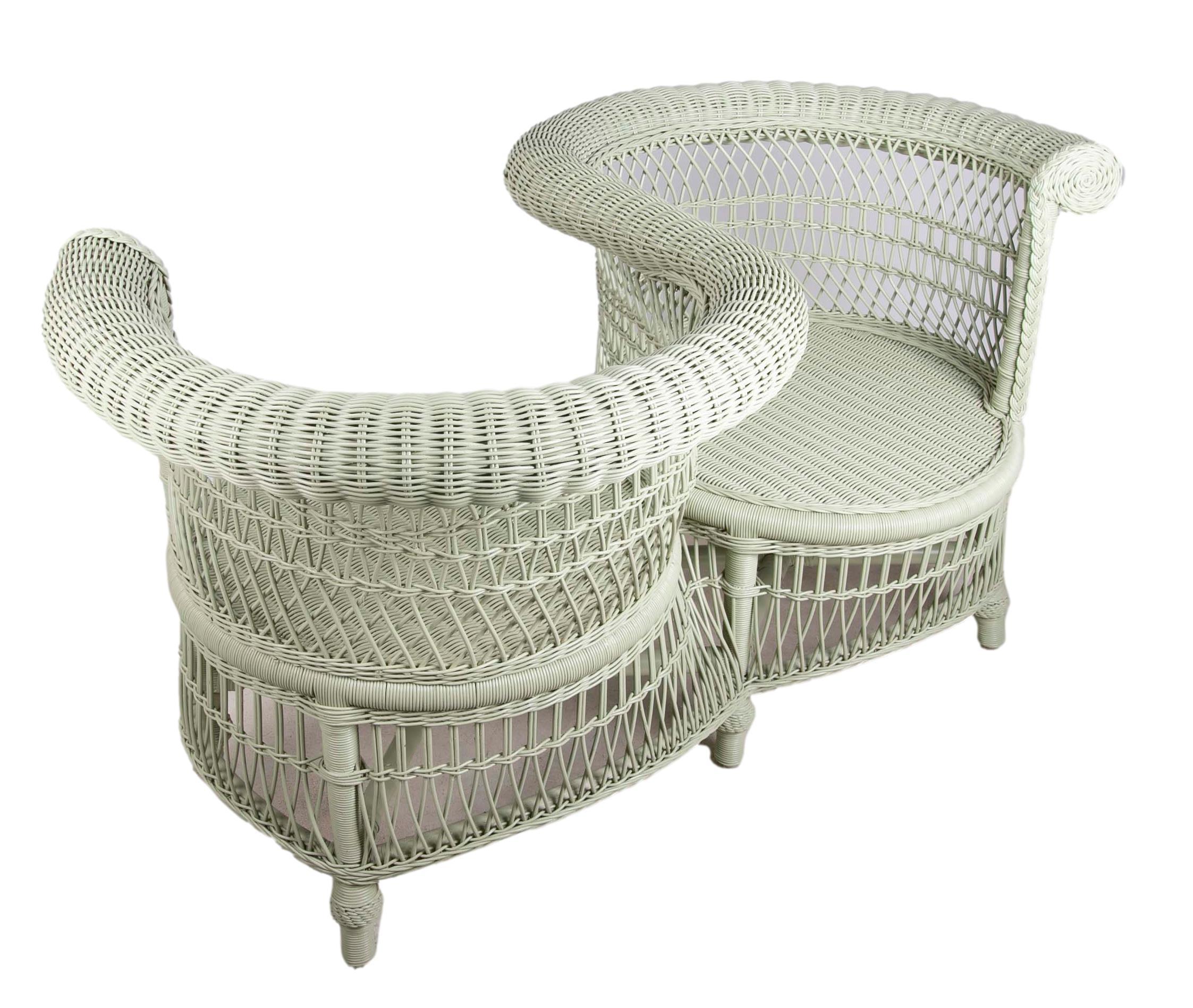 Sillón de mimbre 