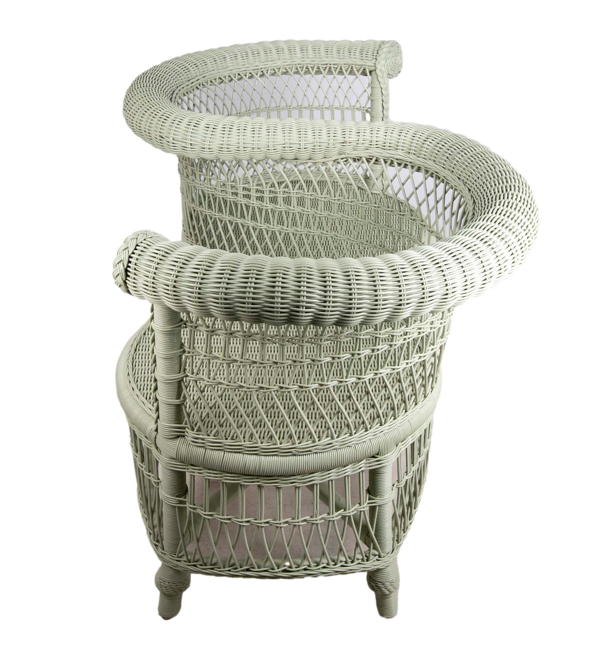 Sillón de mimbre 
