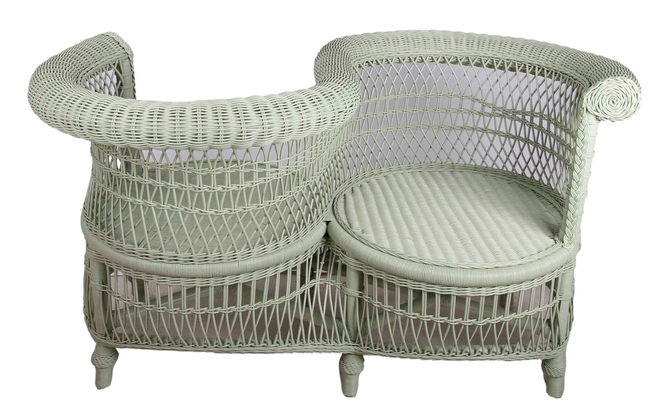 Sillón de mimbre 