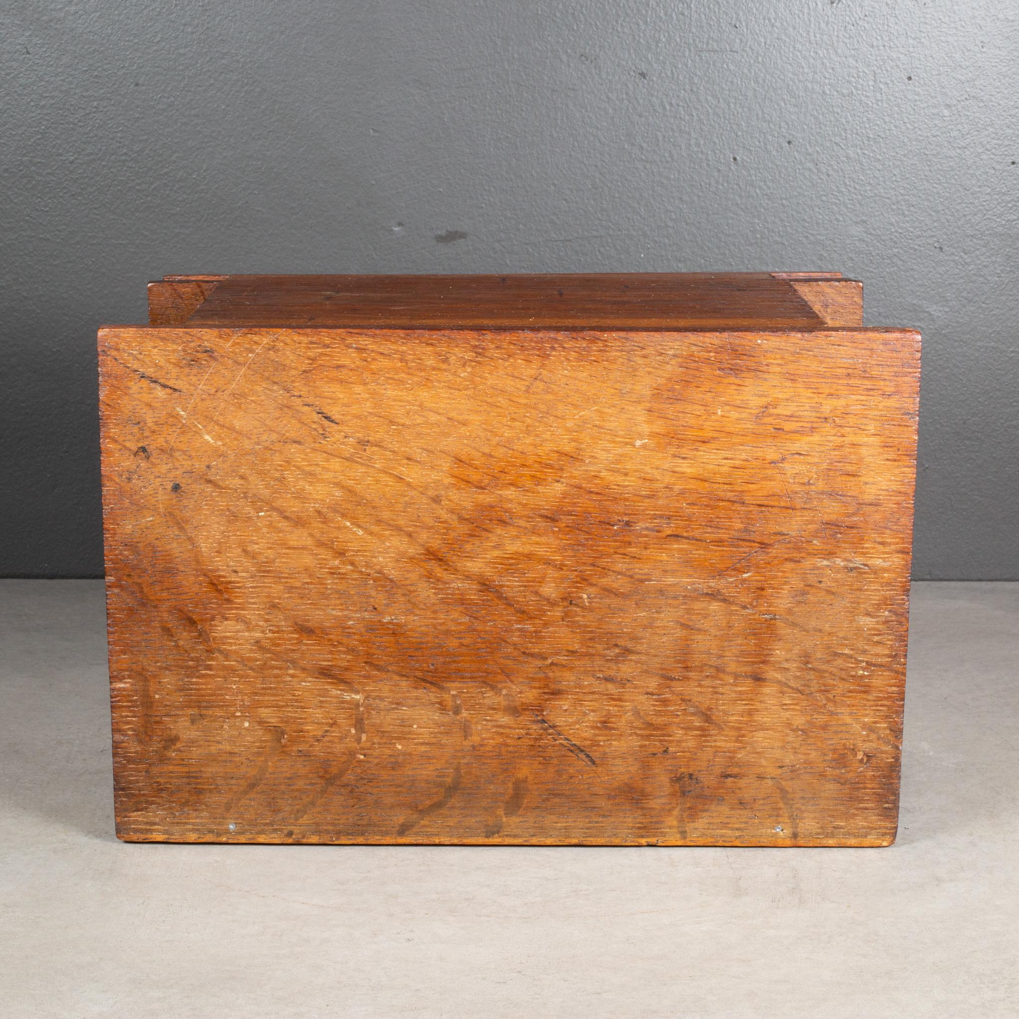 Handmade Wooden Box with Inner Tray and Secret Drawer c.1880-1920 For Sale 3