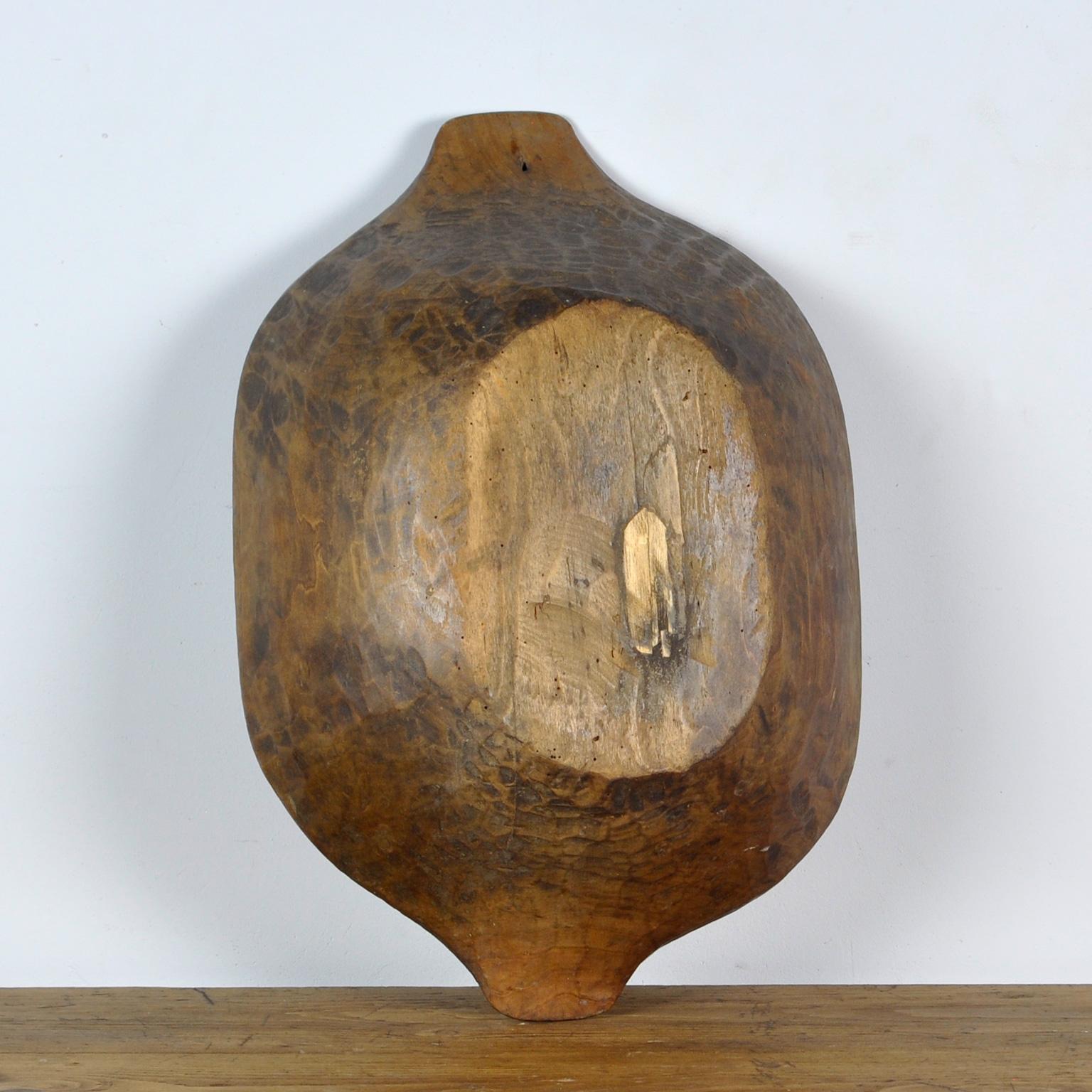 Handmade Wooden Dough Bowl, Early 1900's In Good Condition For Sale In Amsterdam, Noord Holland
