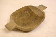 Handmade Wooden Dough Bowl, Hungary, Early 20th Century