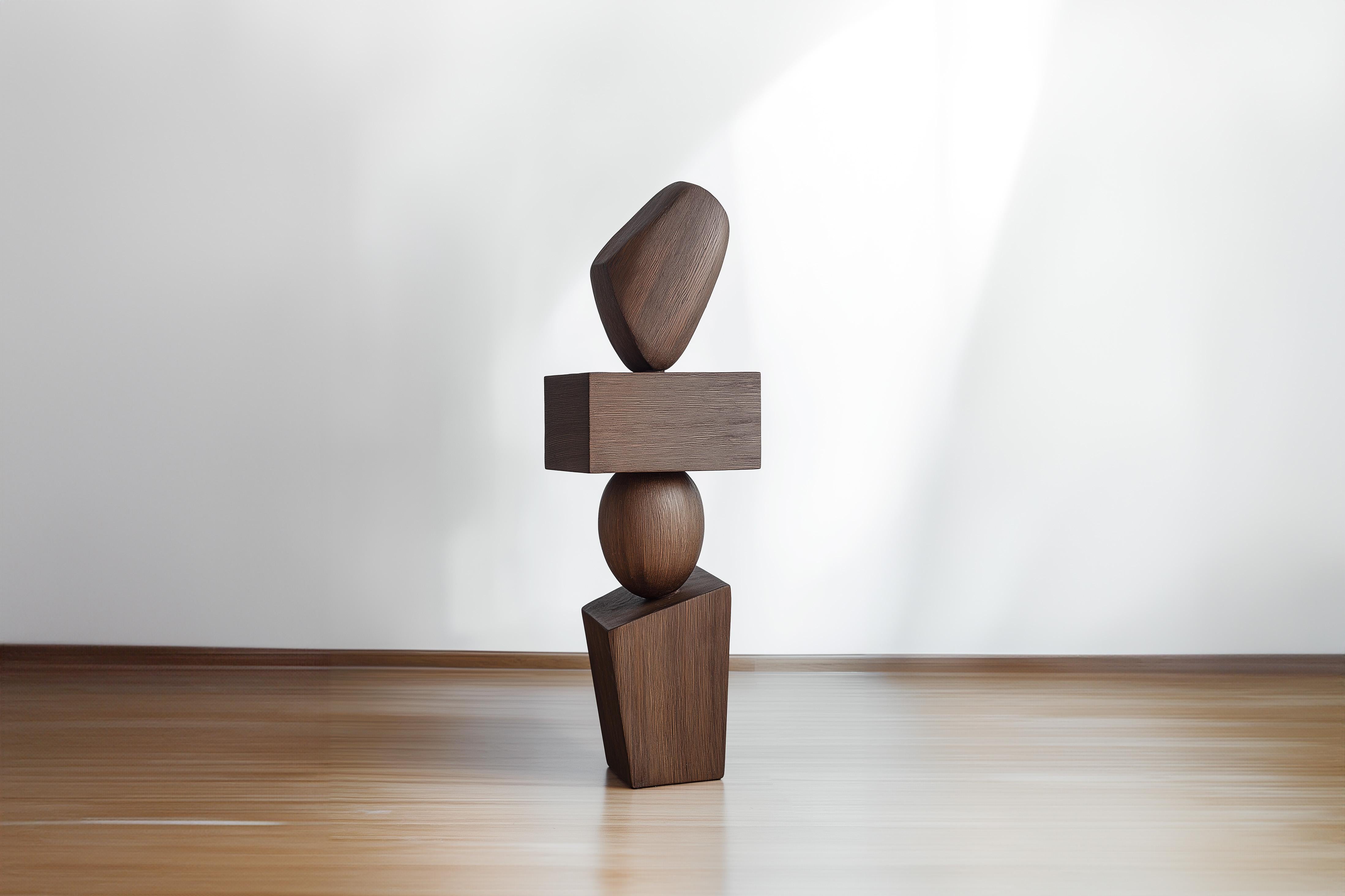 Handmade Wooden Sculpture Lull No19 – NONO’s Artful Decor for Modern Homes



———
Balance and tension are at the core of these sculptures. The interplay between the smooth, rounded forms and solid, angular bases creates a delicate equilibrium that
