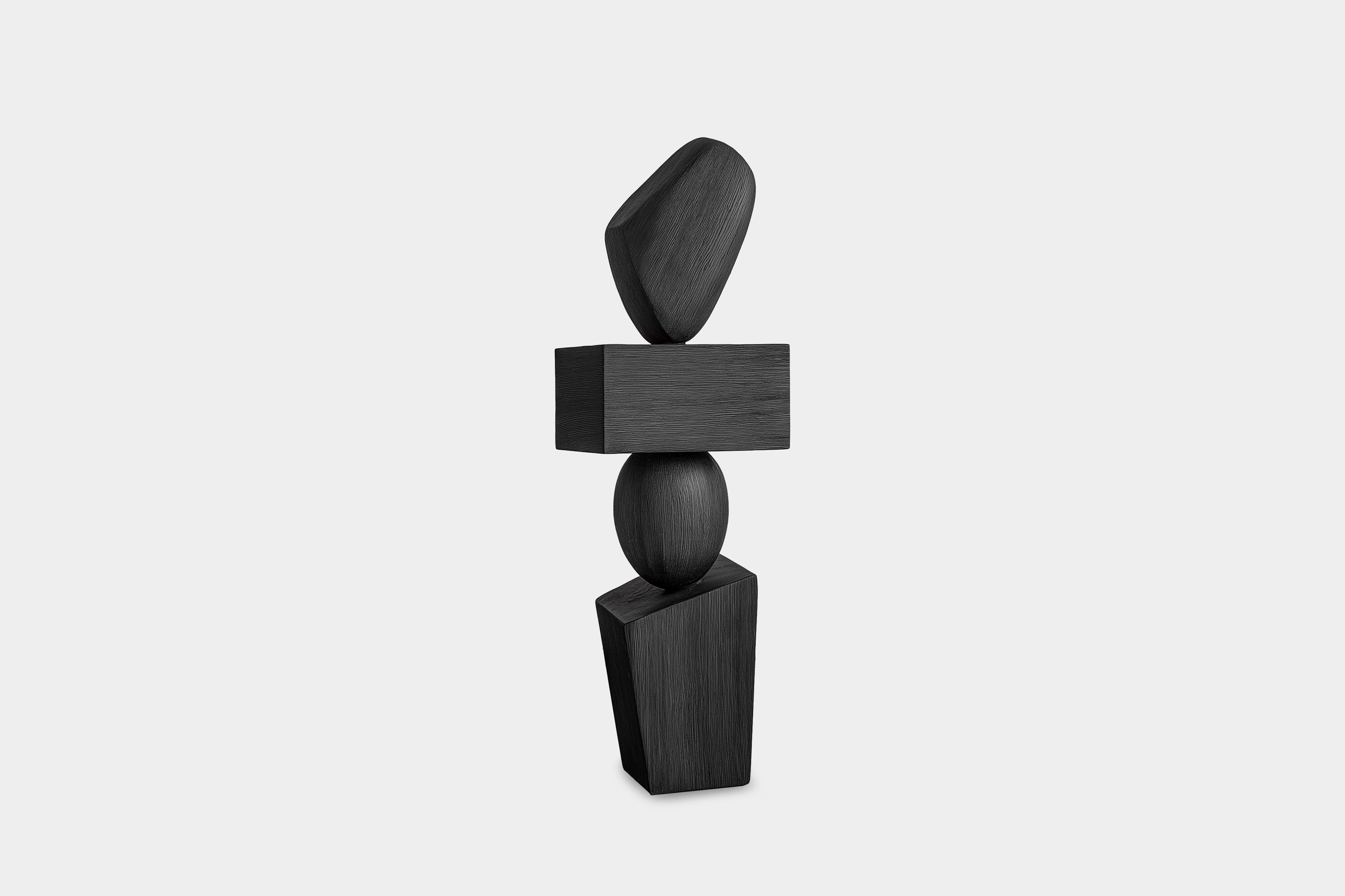 Mid-Century Modern Handmade Wooden Sculpture Lull No19 – NONO’s Artful Decor for Modern Homes For Sale
