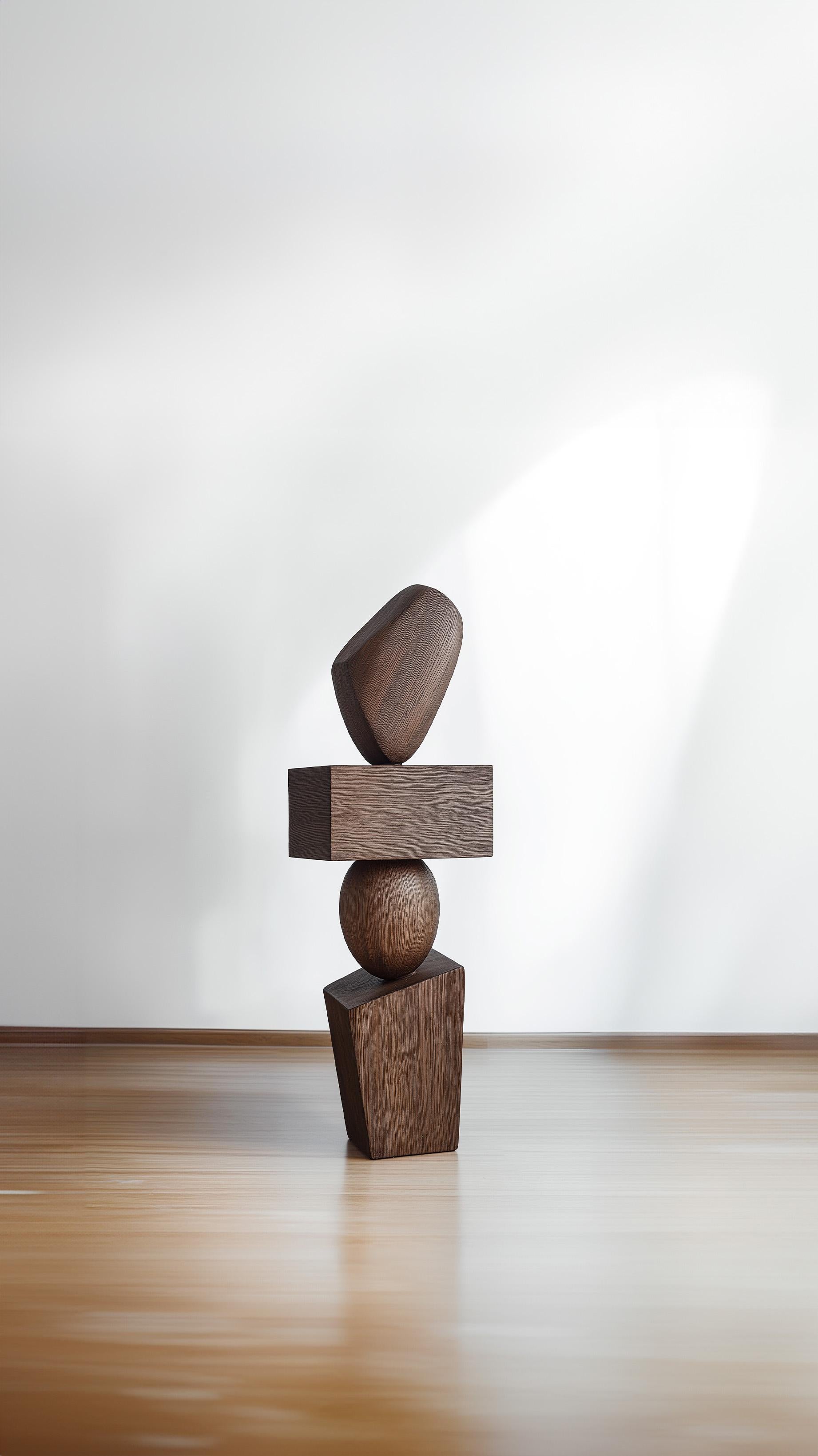 Hand-Crafted Handmade Wooden Sculpture Lull No19 – NONO’s Artful Decor for Modern Homes For Sale
