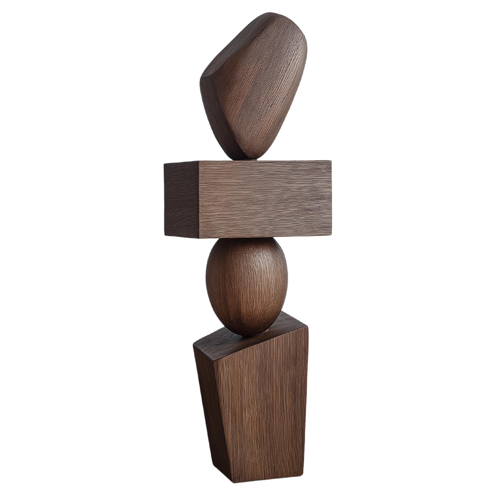 Handmade Wooden Sculpture Lull No19 – NONO’s Artful Decor for Modern Homes
