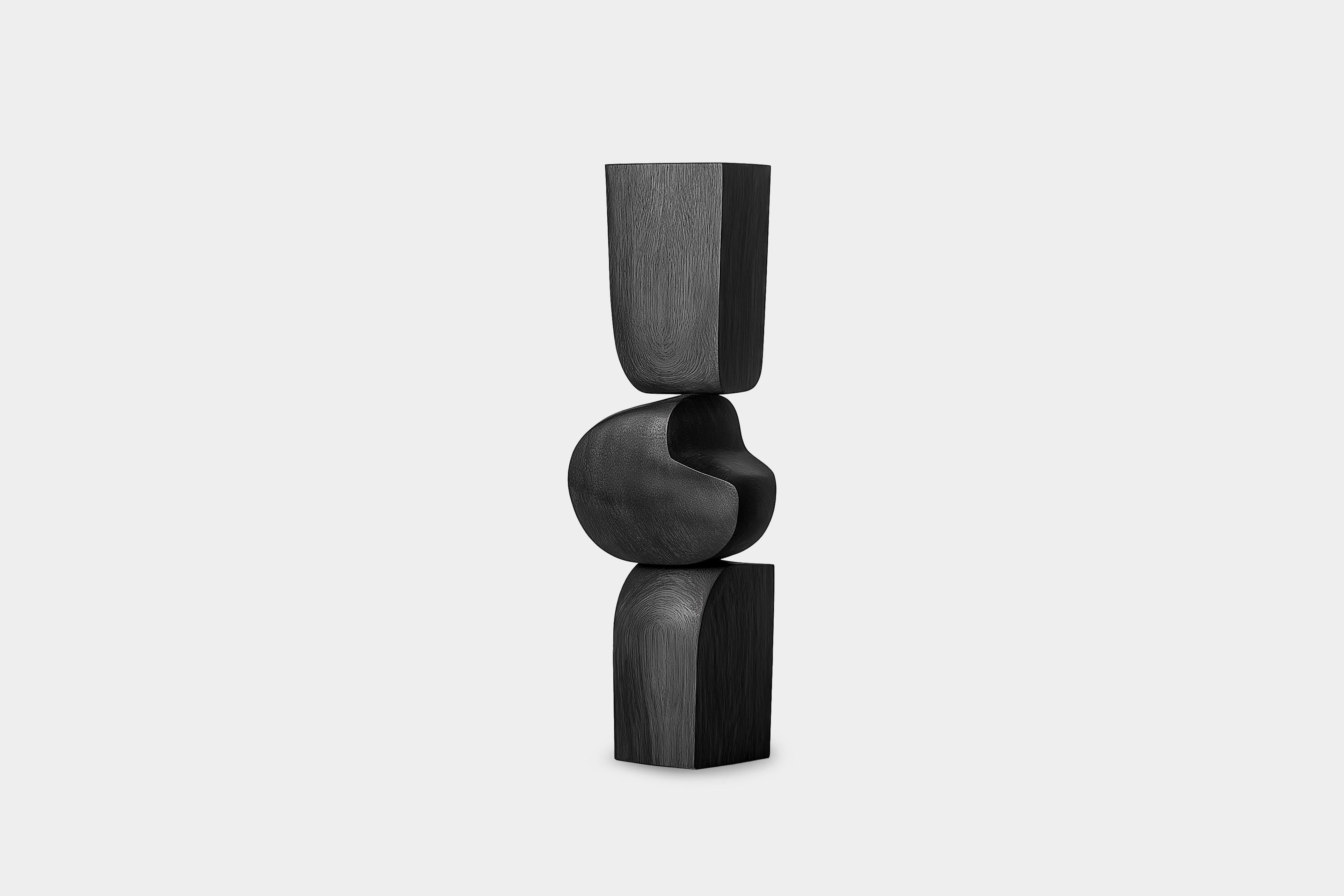 Mid-Century moderno Scultura in legno fatta a mano Lull No45 - Art Decor per AM Contemporary di NONO in vendita
