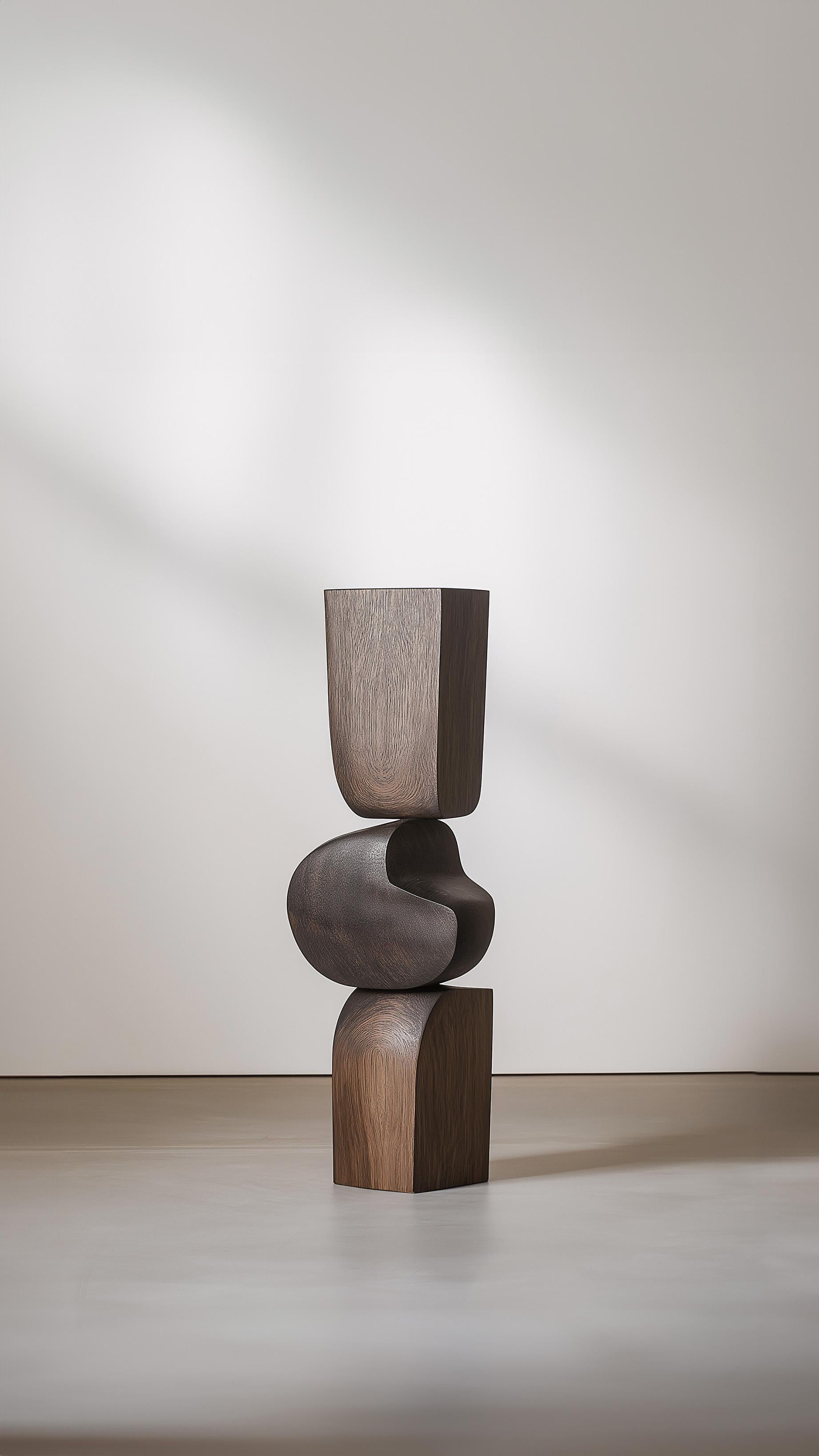 Fatto a mano Scultura in legno fatta a mano Lull No45 - Art Decor per AM Contemporary di NONO in vendita