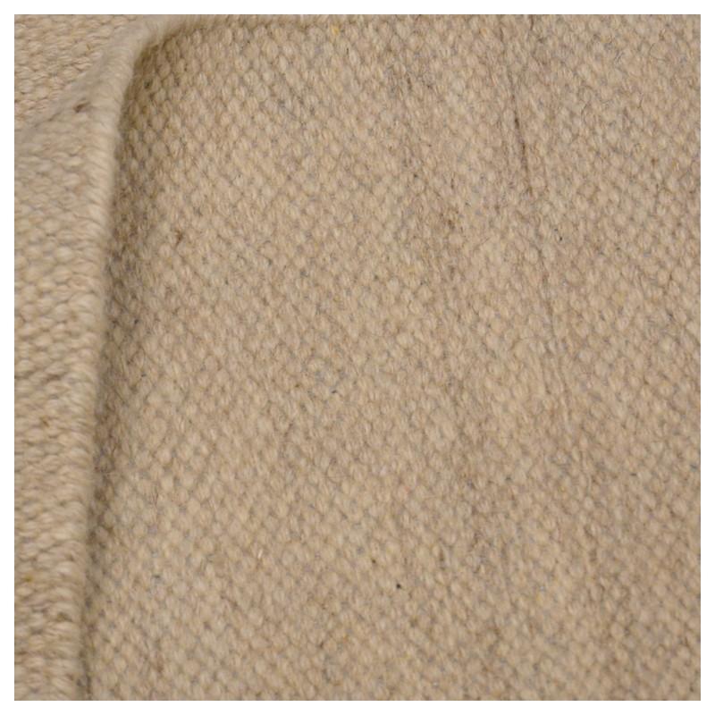 Contemporary Handmade Wool Beige Kilim. 2.40 X 1.70 M For Sale