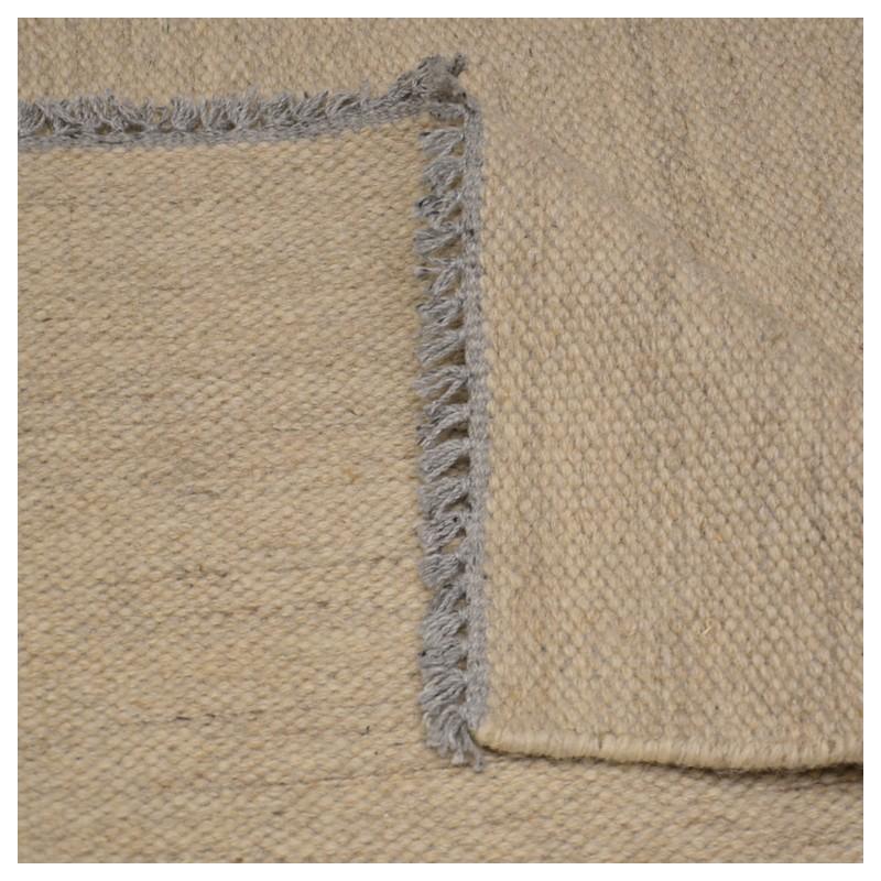 Handmade Wool Beige Kilim. 2.40 X 1.70 M For Sale 1