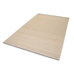 Handmade Wool Beige Kilim. 3, 00 X 2, 00 m