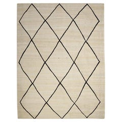 Handmade Wool Geometric Berber Kilim. 2,50 x 1,85 m