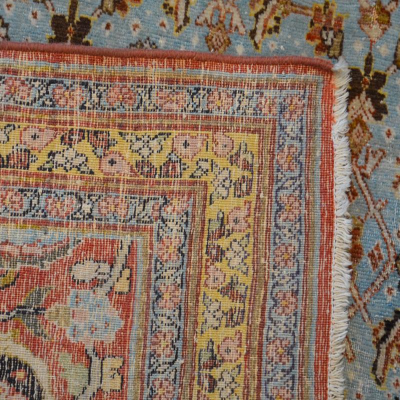 Early 20th Century Handmade Wool Rug with Classic Tabriz Design, circa 1900 For Sale