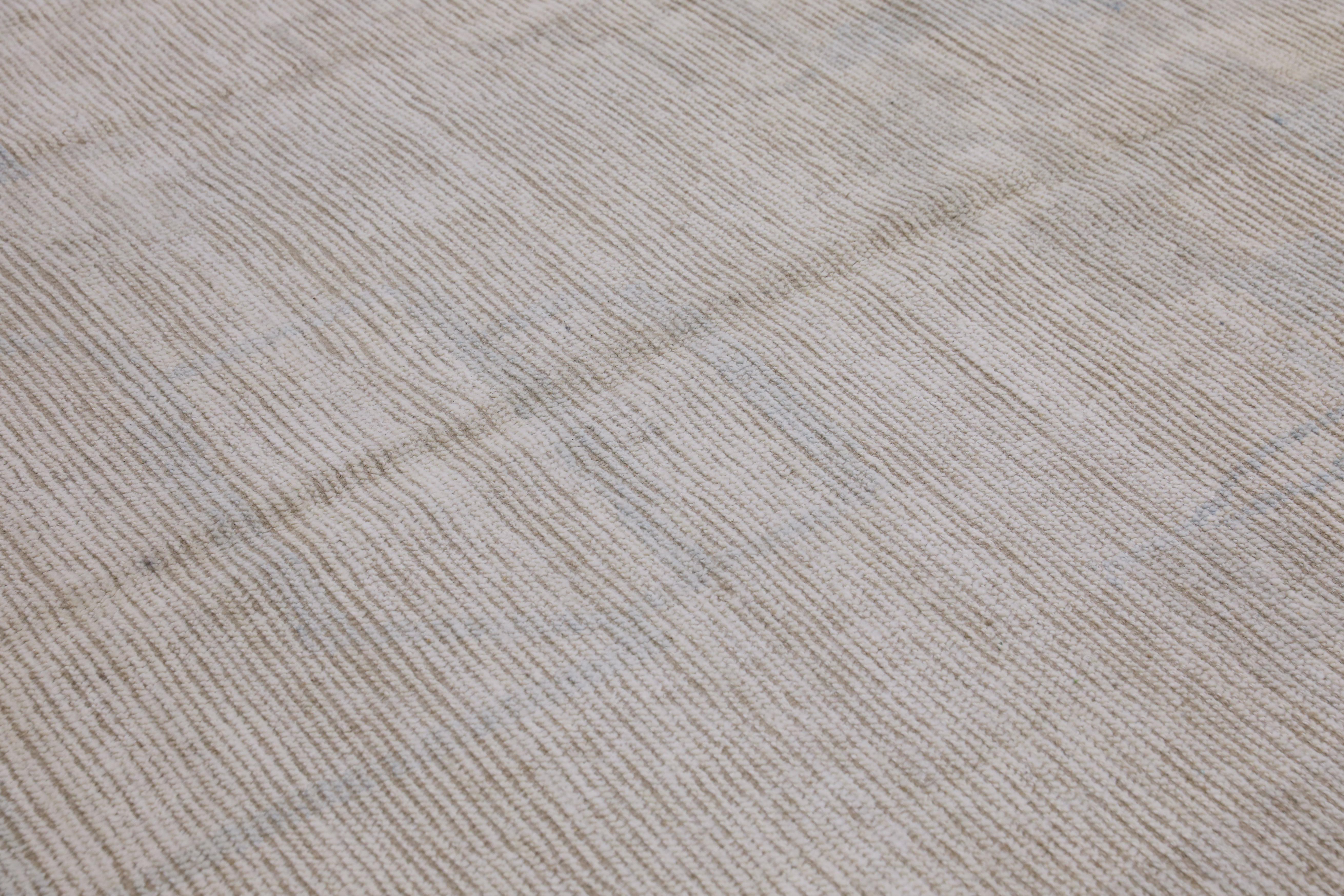  Handmade Wool Tulu Rug in Geometric Design 10'2