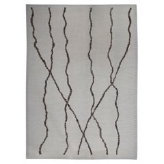  Tapis Tulu en laine fait à la main au design géométrique 12'3" x 16'4"