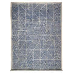  Handmade Wool Tulu Rug in Geometric Design 12'7" x 19'3"