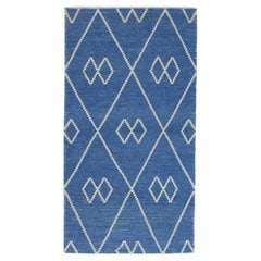  Handmade Wool Tulu Rug in Geometric Design 2'8" x 5'1"