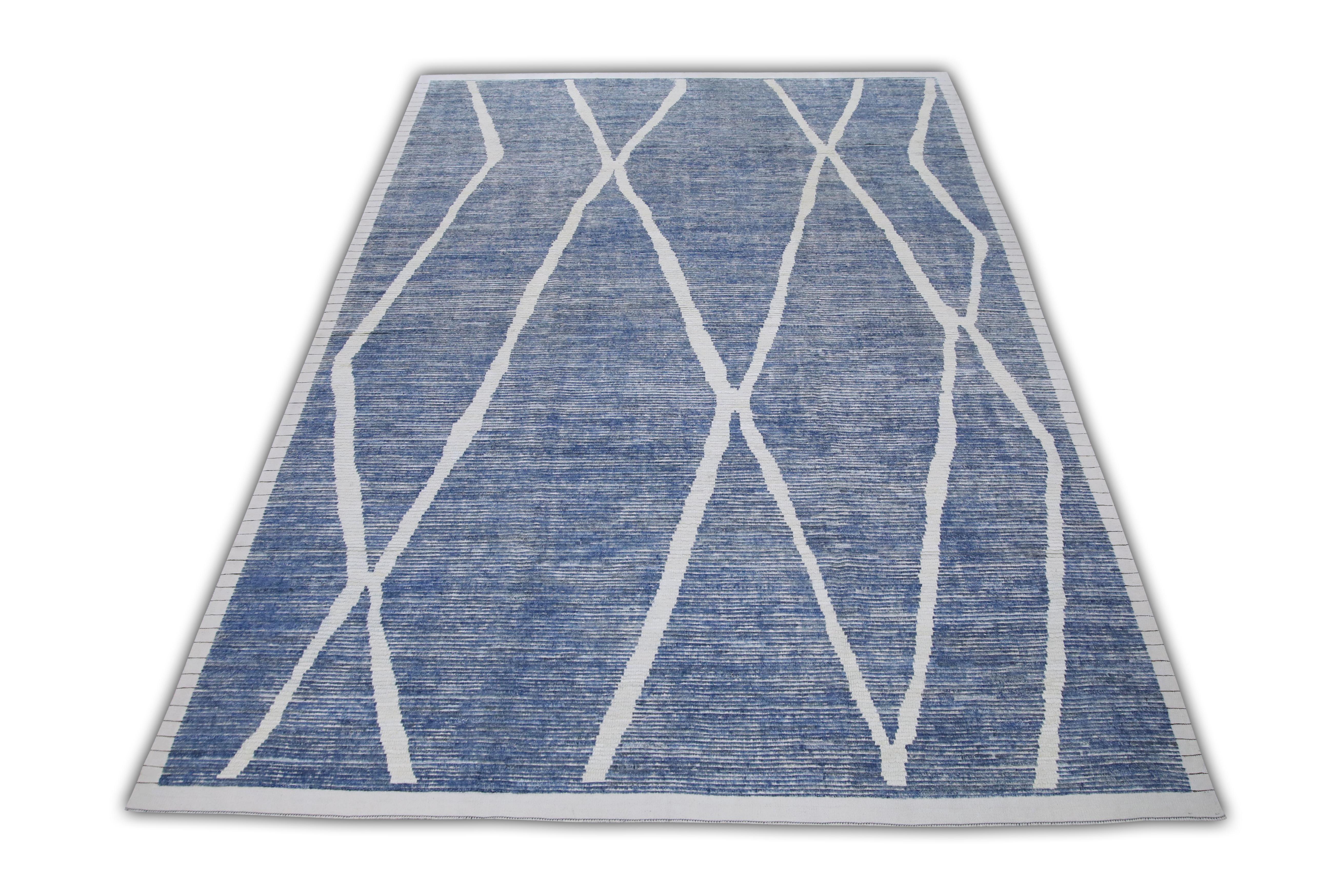A stunning modern Turkish Tulu rug that is sure to add a touch of warmth and luxury to any space. This rug has been meticulously handwoven using traditional techniques, ensuring its quality and durability.

The rug is made with 100% natural
