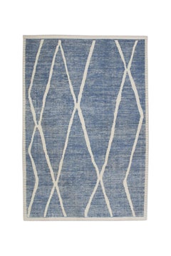  Handmade Wool Tulu Rug in Geometric Design 8'11" x 12'9"