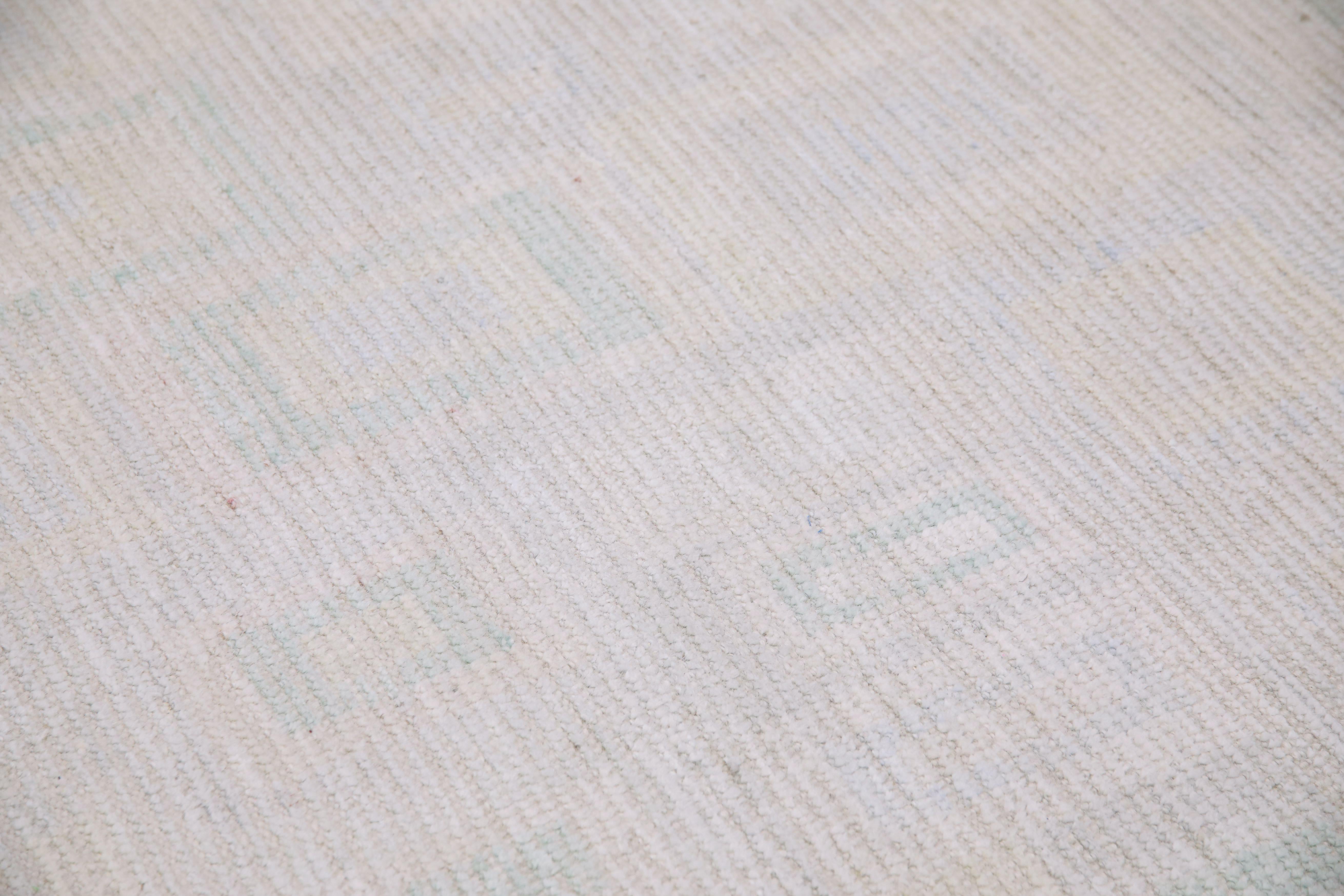 Handgefertigter Tulu-Teppich aus Wolle in geometrischem Design 9' x 12' im Zustand „Neu“ im Angebot in Houston, TX