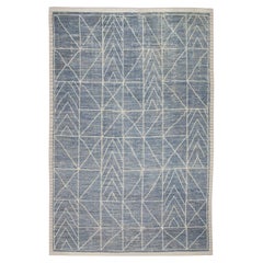 Handmade Wool Tulu Rug in Geometric Design 9'11" x 14'8"