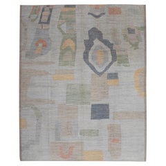  Handmade Wool Tulu Rug in Geometric Design 9'7" x 11'8"