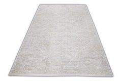 Handgefertigter Tulu-Teppich aus Wolle in geometrischem Design 9'9" x 14'7"