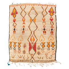 Handmade Wooven Wool Moroccan Rug