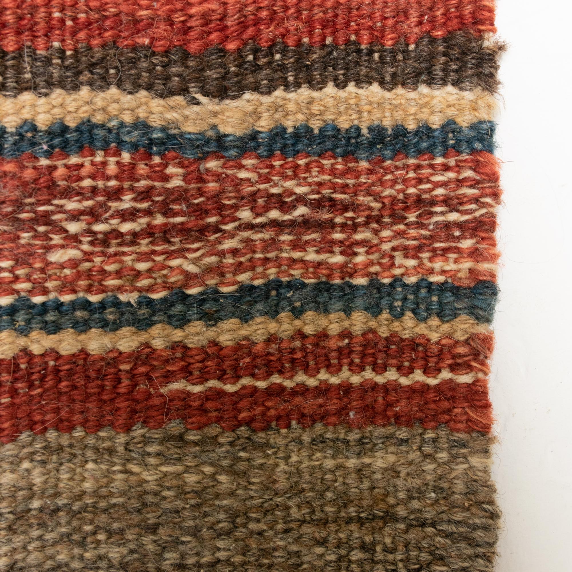  1970s Tapestry Art Handwoven Wool Rug Bohemian  1
