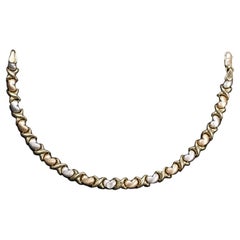 Handmade Yellow, White and Pink Gold Bracelet