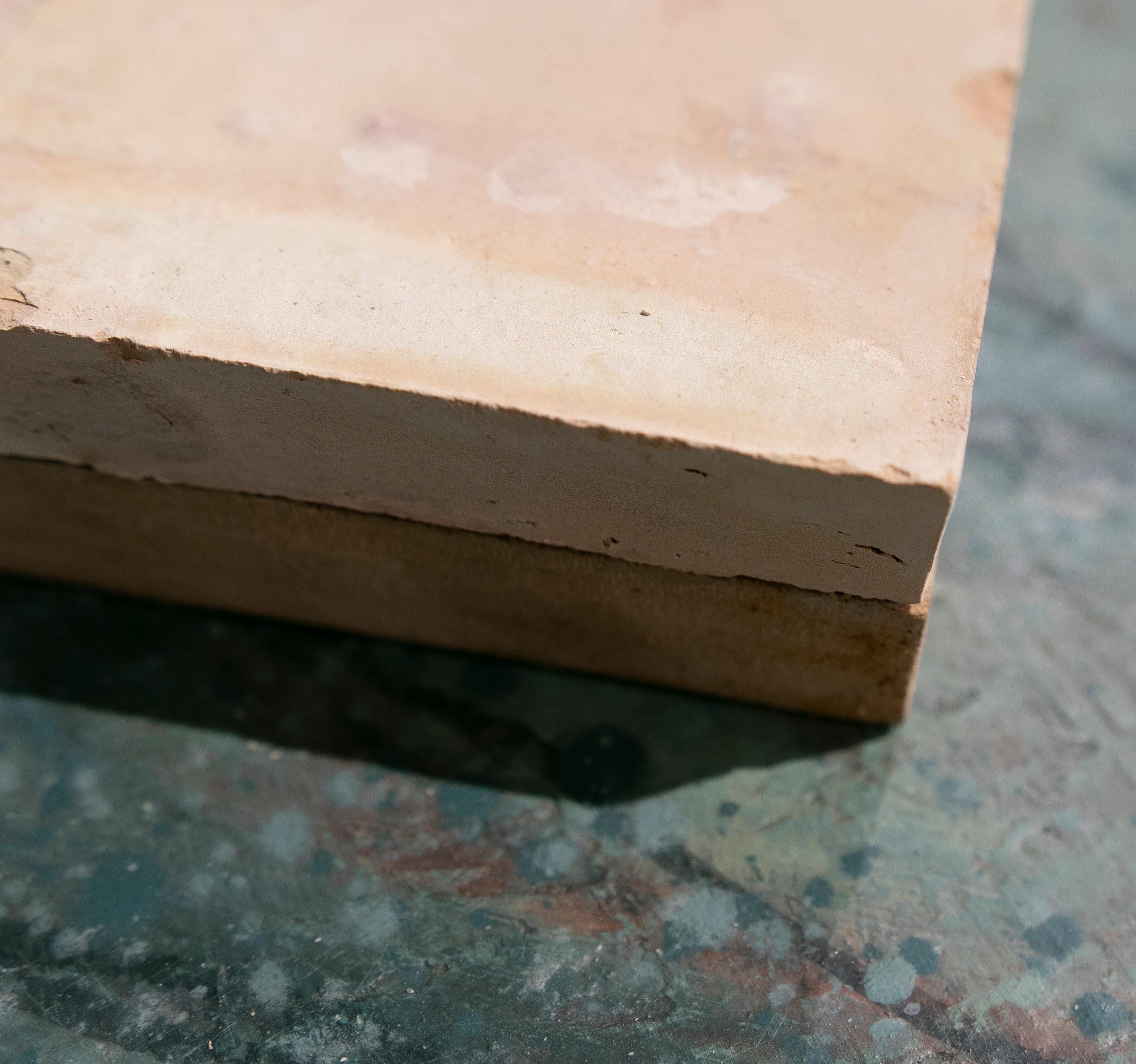 Handmade Zelige Tile in Terracota Colour For Sale 3