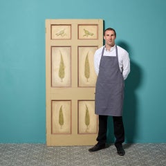 Handpainted 19th Century Pine & Oak Interior Door
