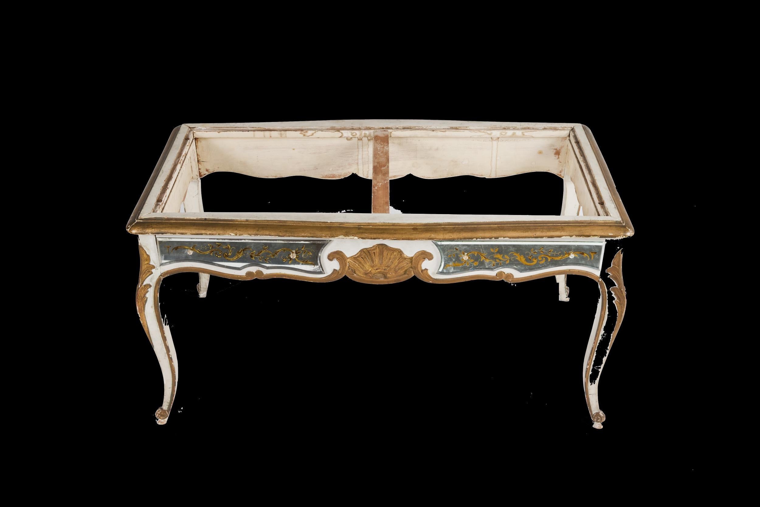 Handpainted French Table For Sale 1