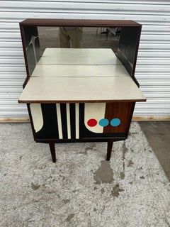 Handpainted Rosewood Turnidge of London Dry Bar