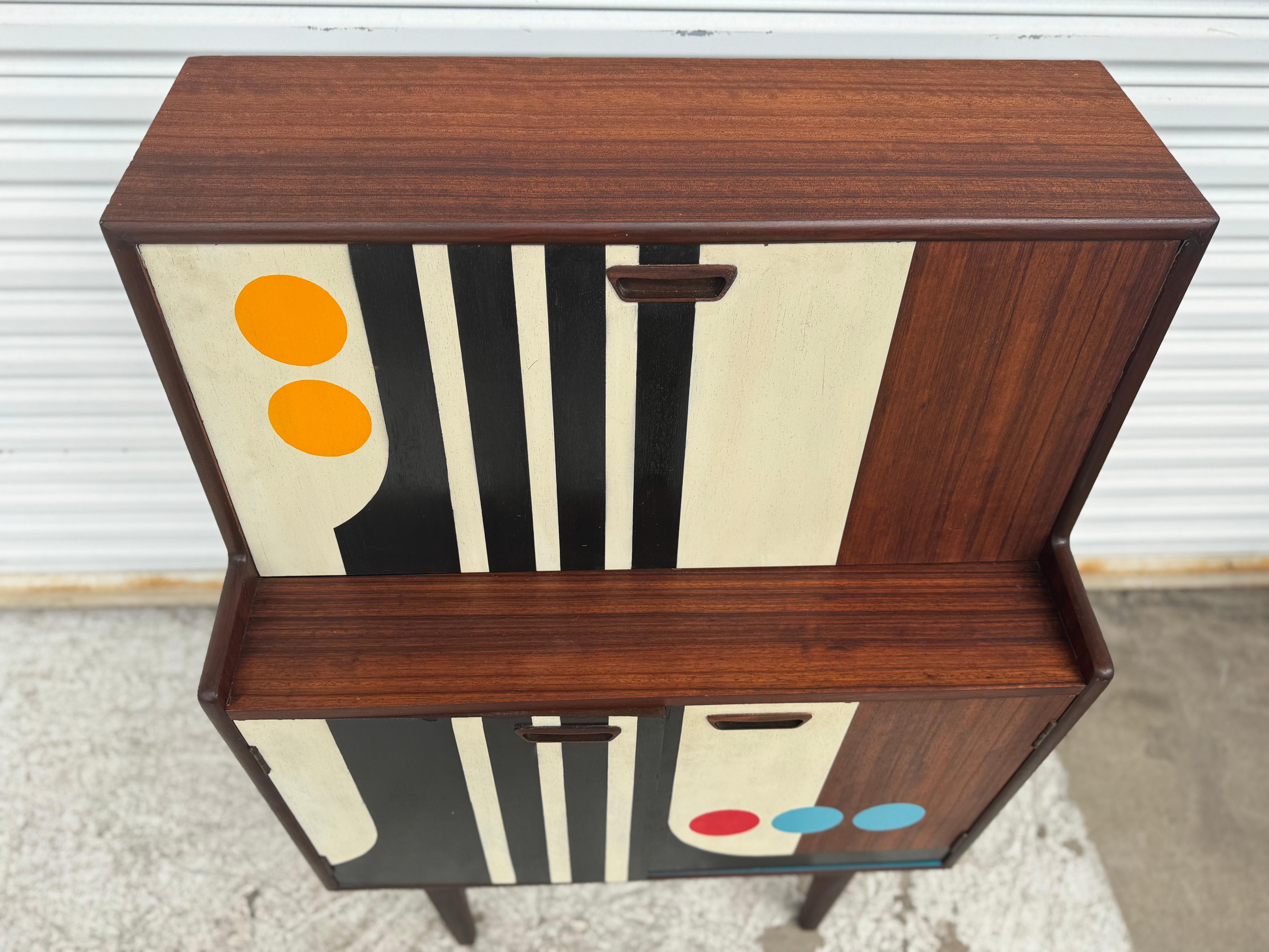 Barra seca Turnidge of London de palisandro pintada a mano Pintado a mano en venta